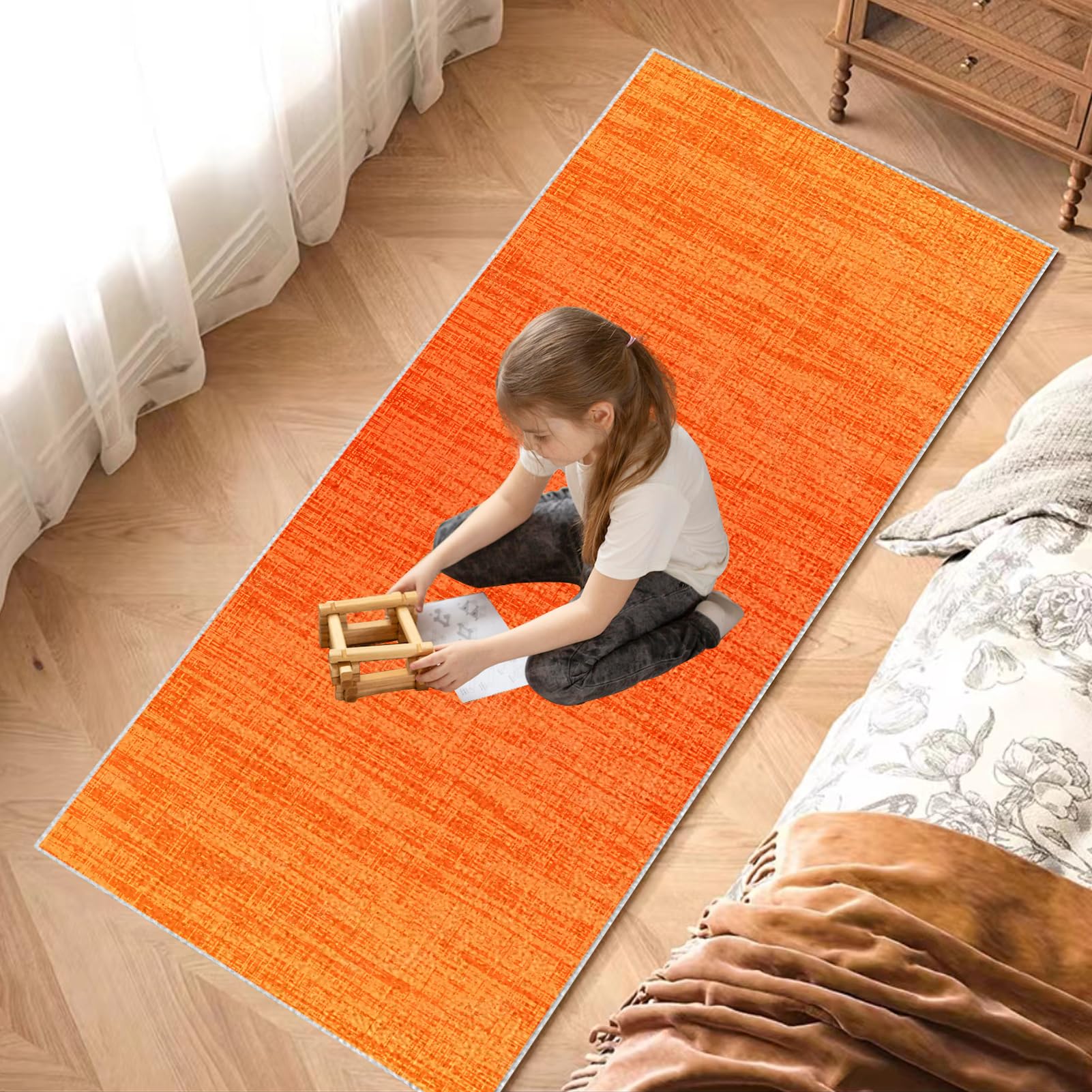 Chodnik dywanowy, antypoślizgowy dywan do przedpokoju, 70 x 180 cm, chodnik wejściowy, nadaje się do prania, chodnik kuchenny, dywan na korytarz, dywan do korytarza, sypialni