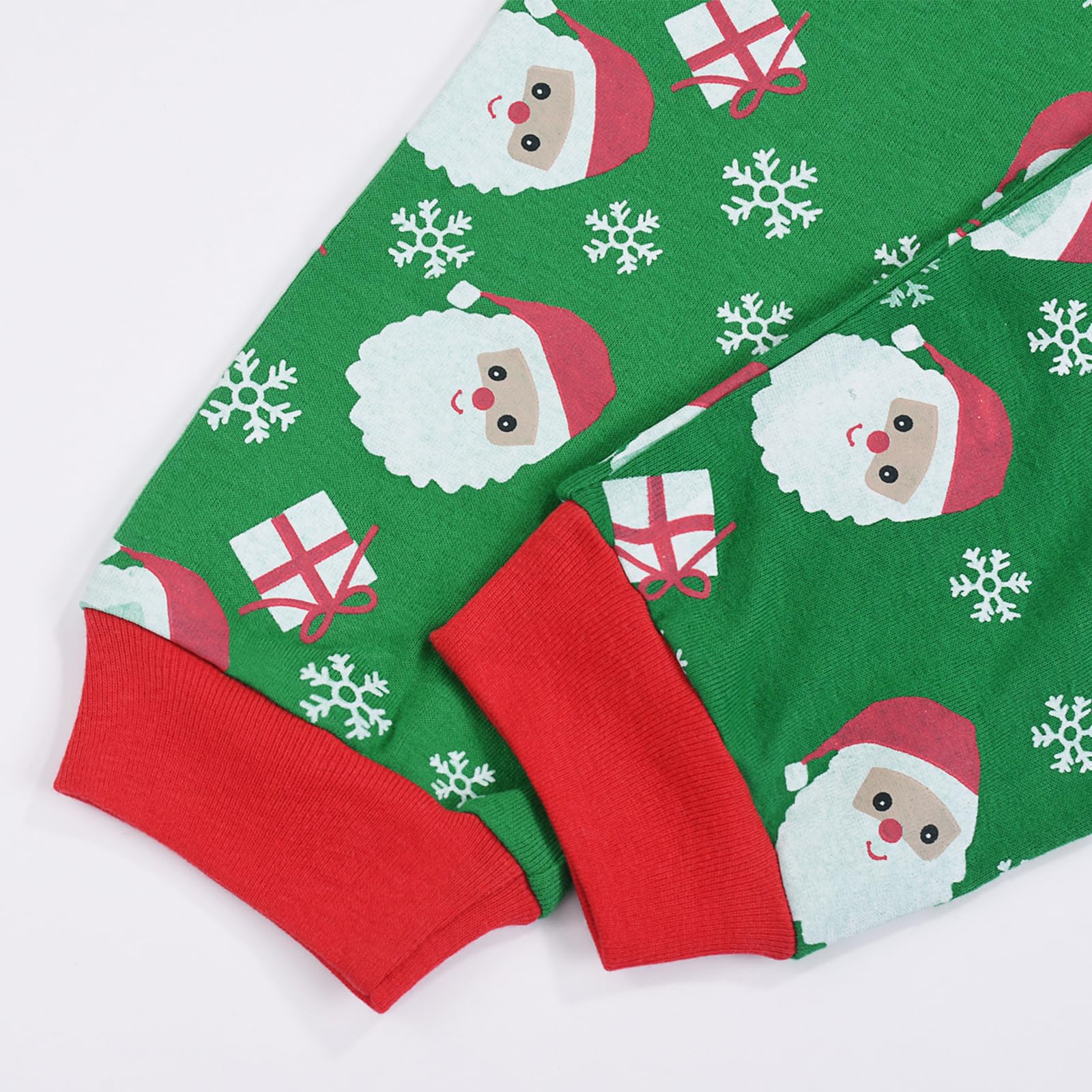 Gumyoss Pigiama di Natale per Bambini Pigiama per Bambine Maniche Lunghe Cotone Due Pezzi 2-12 Anni