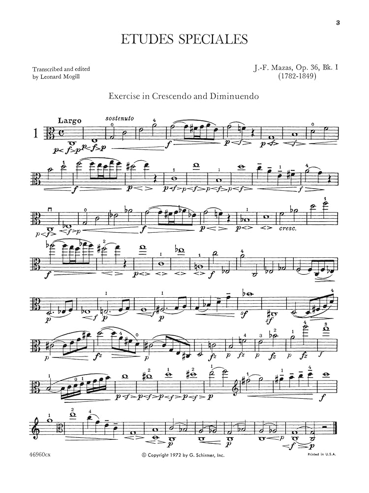 Amazon.com: Etudes Speciales, Op. 36 – Book 1 | Schirmer