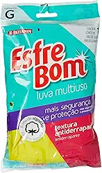 Luva Látex Multiuso, Cor Amarela