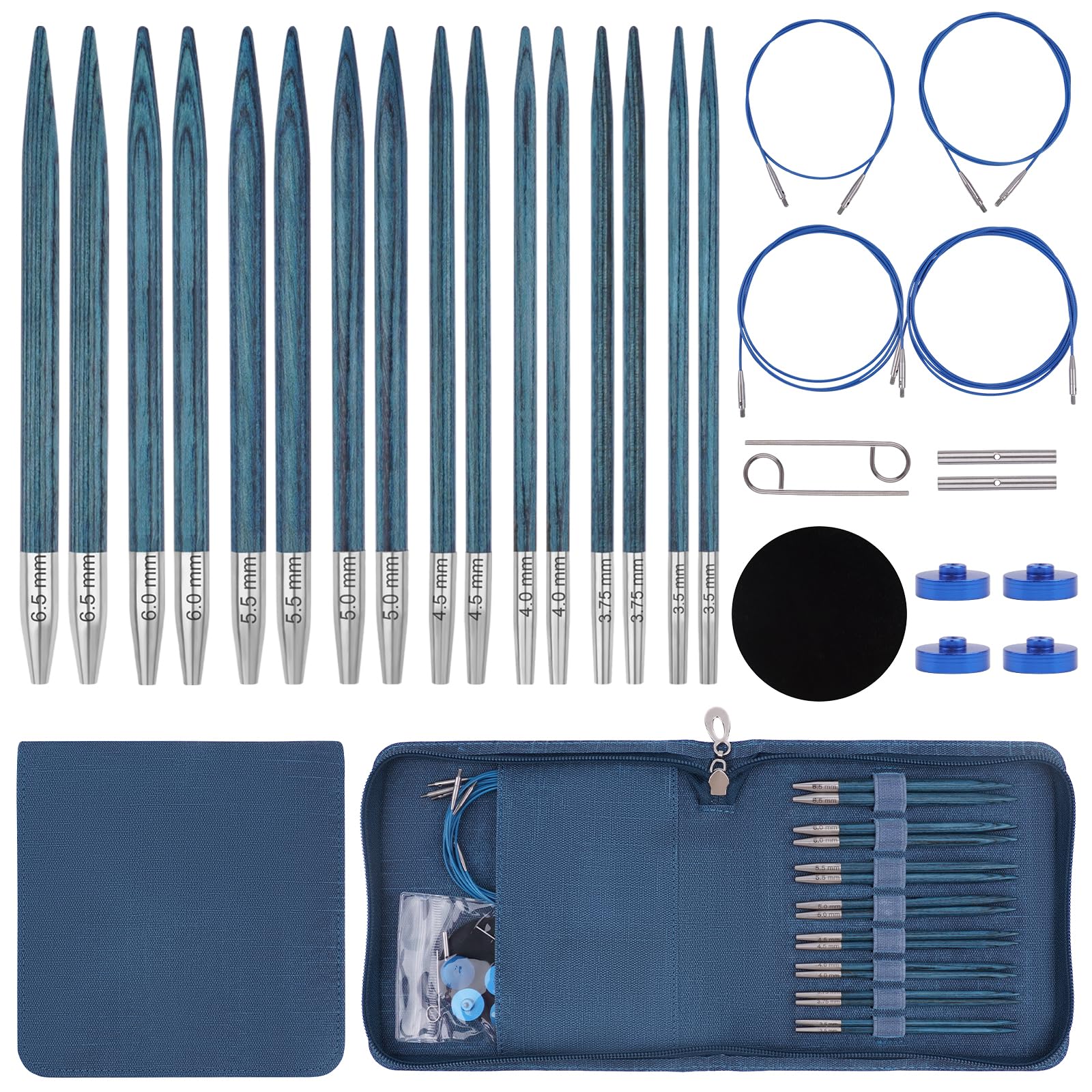 BsHooker Interchangeable Knitting Needles Set -1 BsHooker Interchangeable Knitting Needles Set -1