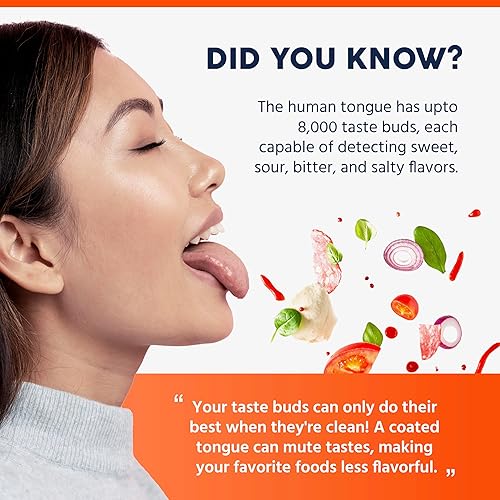 Miniatura 4 de CARRESSA CARE Raspador de lengua con estuches de viaje, 100% acero inoxidable para aliento fresco y fácil de llevar, paquete de 2 limpiadores de