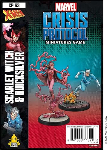Miniatura 2 de Marvel Crisis Protocol Scarlet with and Quicksilver Character Pack