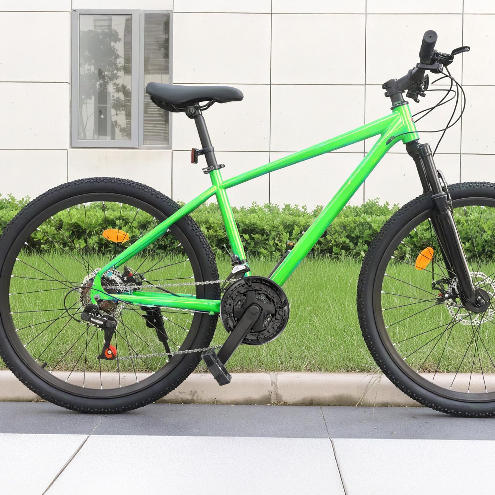 Guarnitura per bicicletta, 42T, 32T, 22T, 170 mm, set di guarniture quadrate per bici da città a 1/3/6/9 velocità, fat bike, e-bike, bici pieghevole