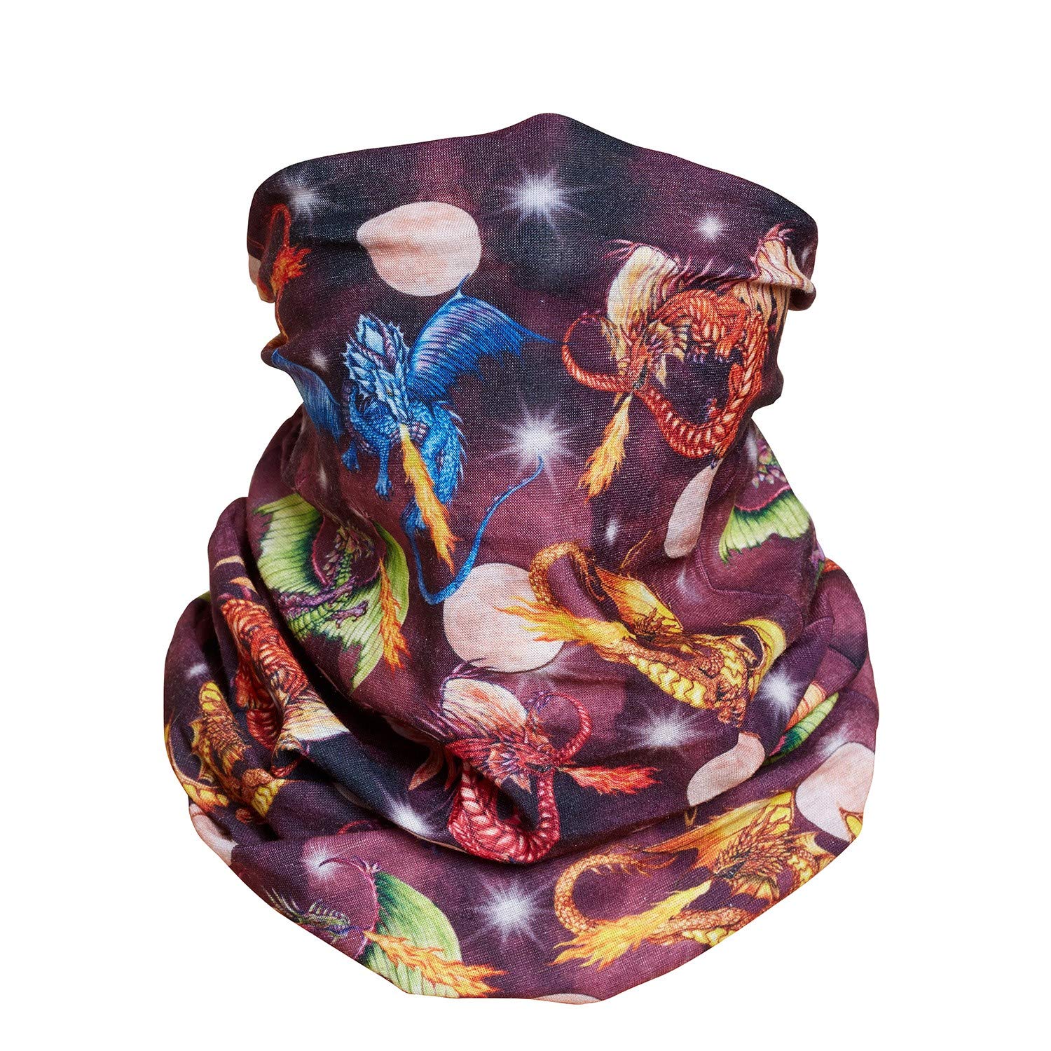 Bodylife Fire Dragon Seamless Multifunctional Snood Bandana Headwear Neck Tube Gaiter Face Covering
