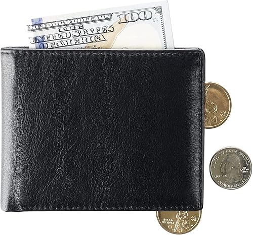 Miniatura 4 de PARRIGAI Cartera clásica plegable para hombre con caja de regalo de lujo RFID bloqueo de piel de becerro cartera para hombres, Classic