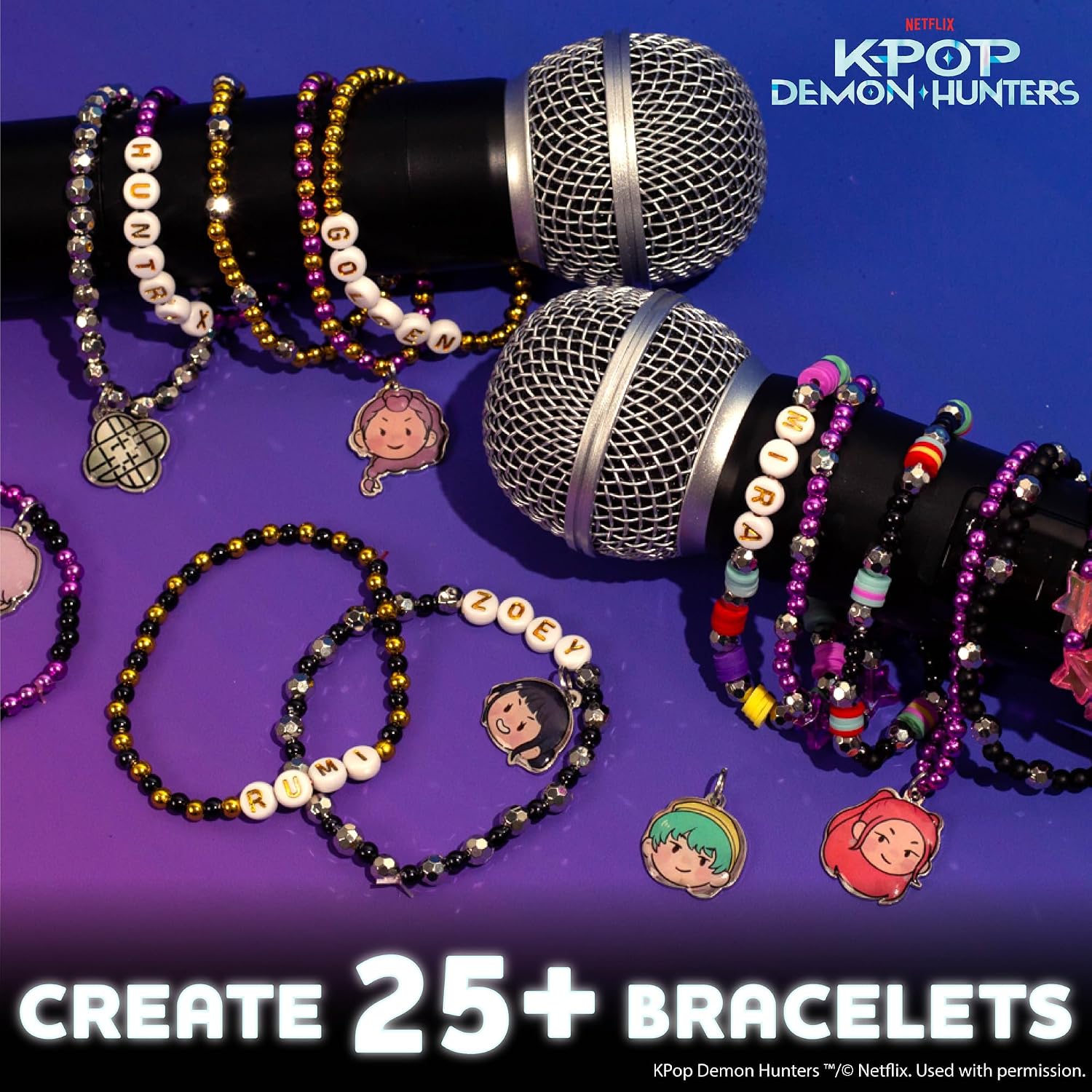 Horizon Group USA Jewelry Making Kit, Kpop Demon Hunters image 2