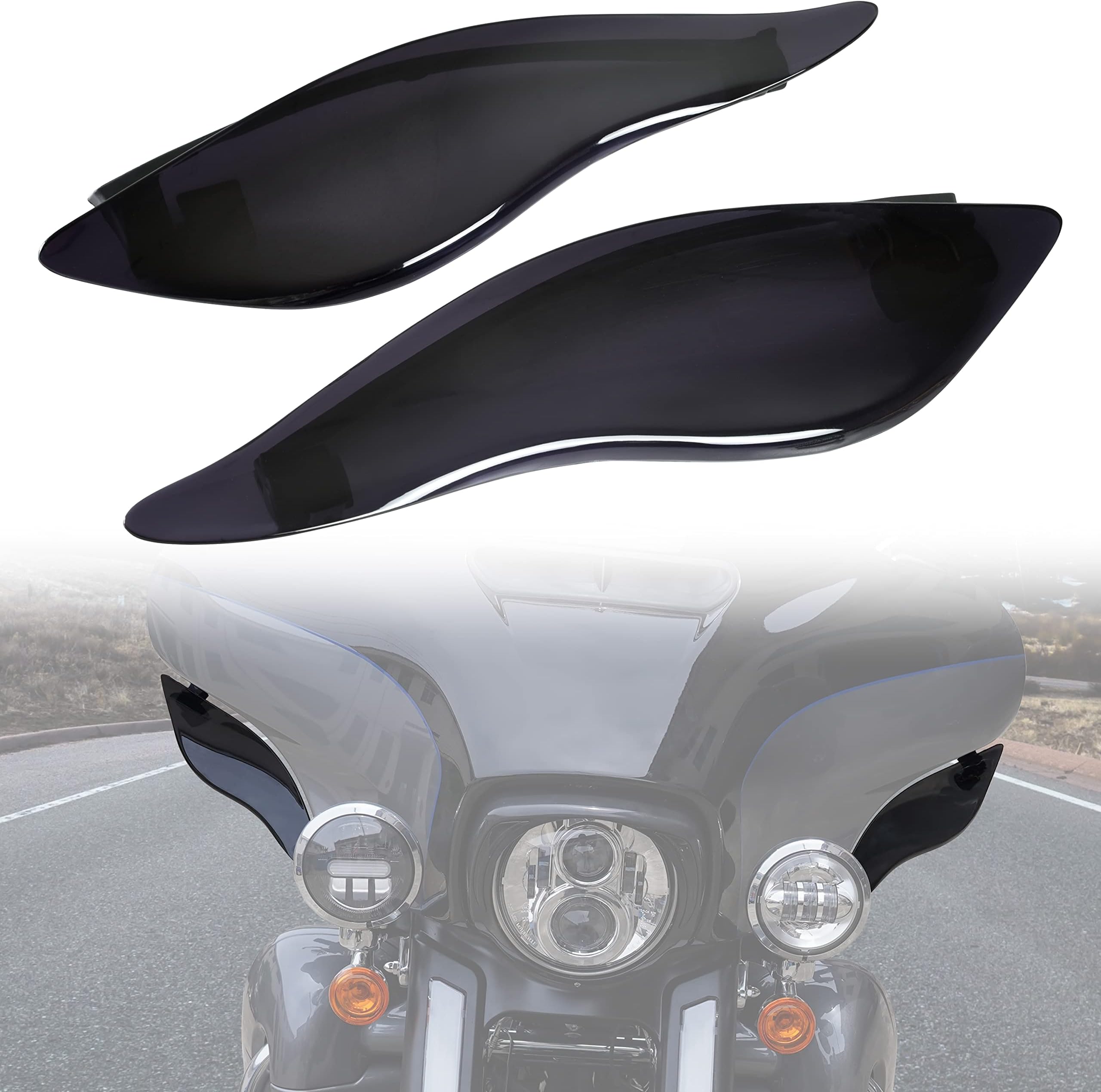 Upper Fairing Wind Protection 2007 Harley Davidson Ultra