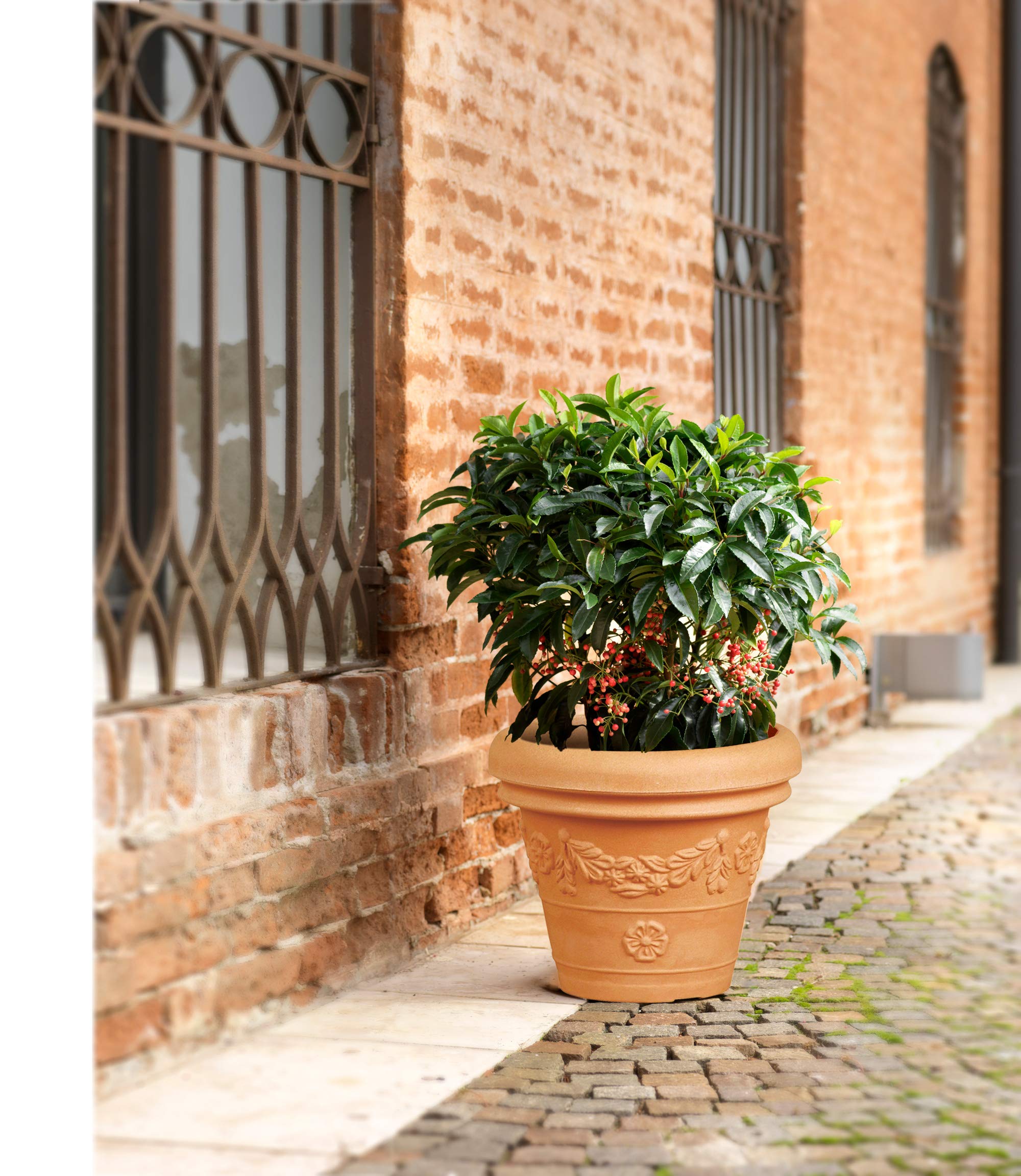Teraplast 01400045030 Vaso Festonato Classic 45 cm