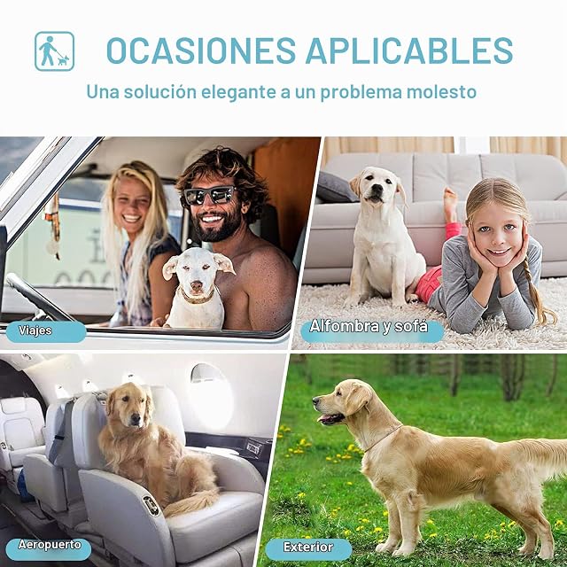Foto 8 de 8 de Avont 3 Packs - Pañales Lavables para Perras, Reutizables y Duraderos para Perros Hembra, Female Dog Diapers…