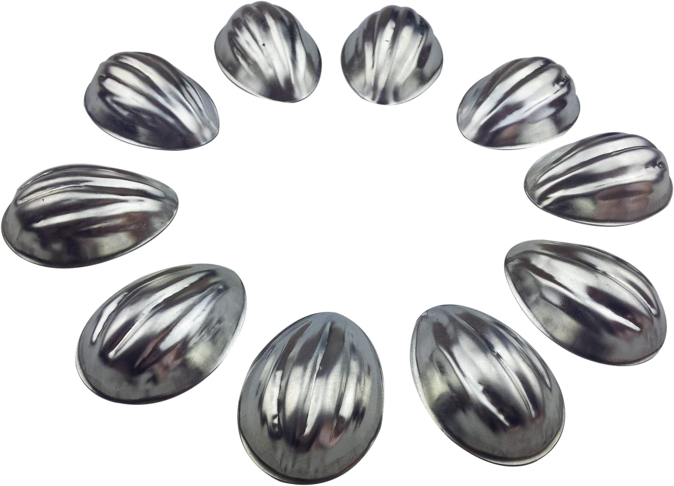 Metal Mold Form Nuts for Sweet Nuts Pastry Cookie Nutlets (Set of 40 pcs)