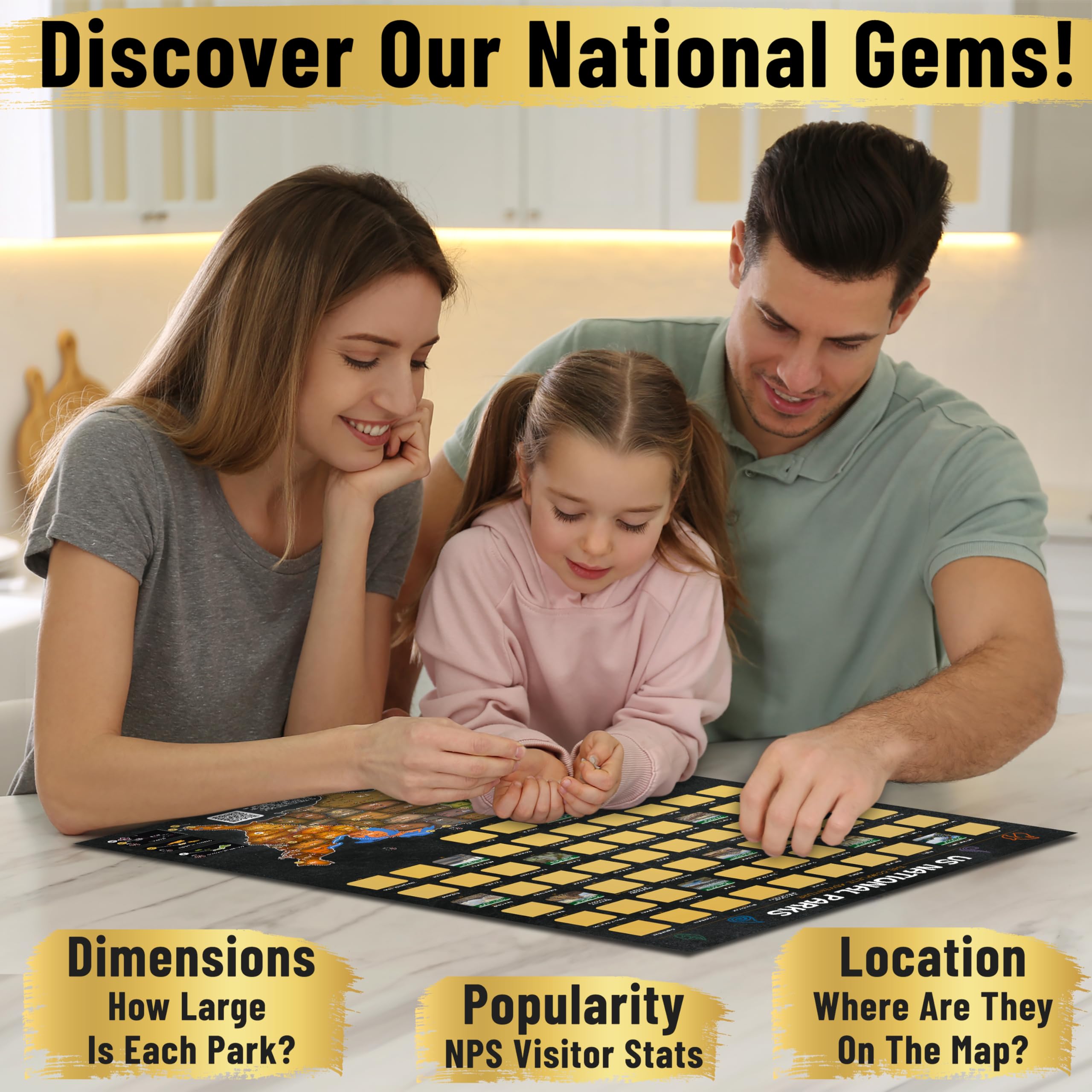 Landmass Goods Scratch Off Map Of The United States Travel Tracker Map Poster: 2025 USA TODAY Readers' Choice Awards - View #8