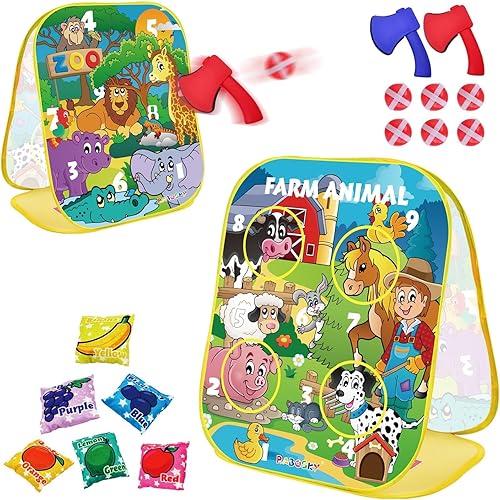 RaboSky - Juego de puf para niños, juguetes geniales para niños de 2, 3, 4, 5 años, para cumpleaños o Navidad, juguetes divertidos al aire libre