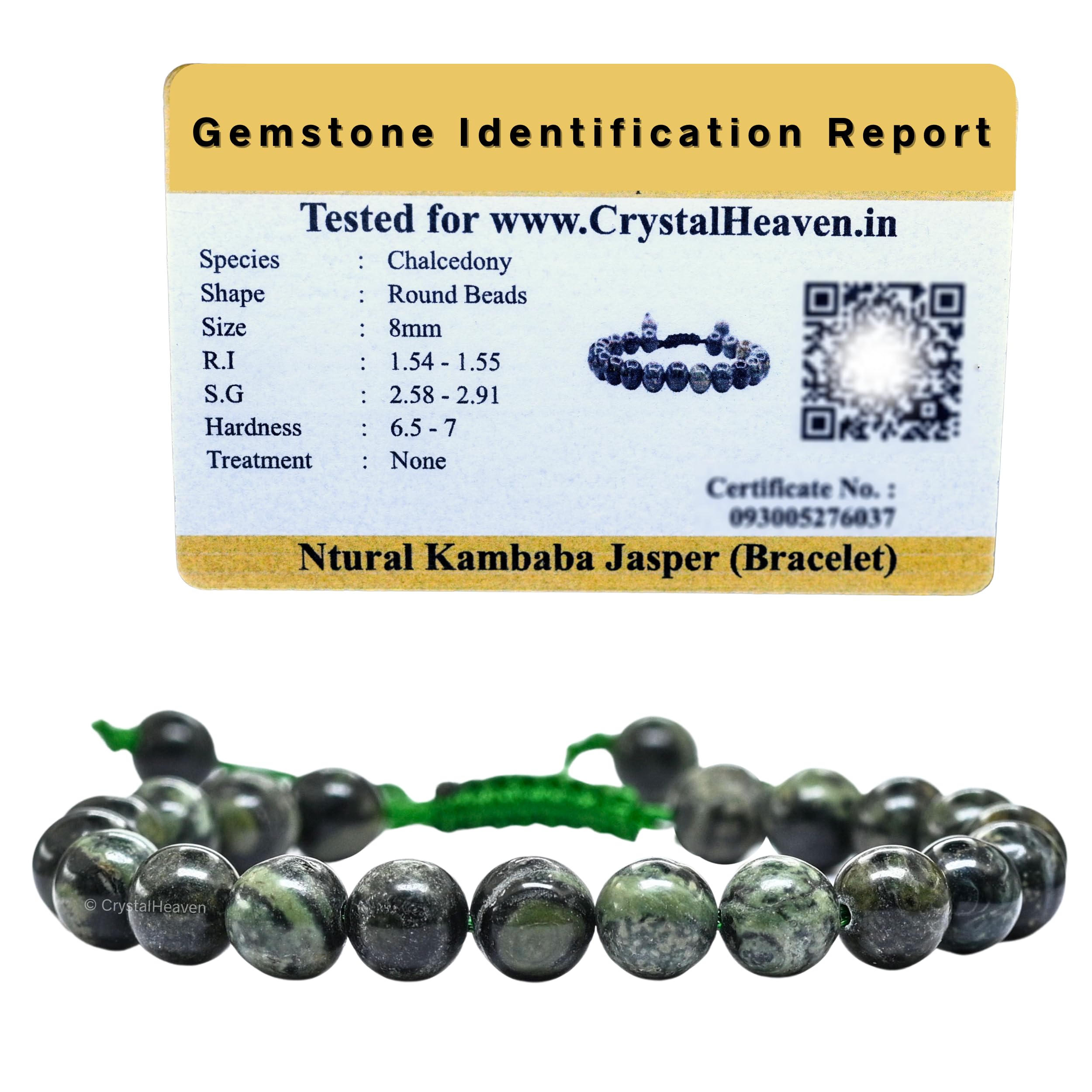 Natural Healing Crystal Bracelet for Women Men - AAA Grade Original Healing Gemstone Adjustable Bracelet for Yoga Reiki Meditation Feng Shui