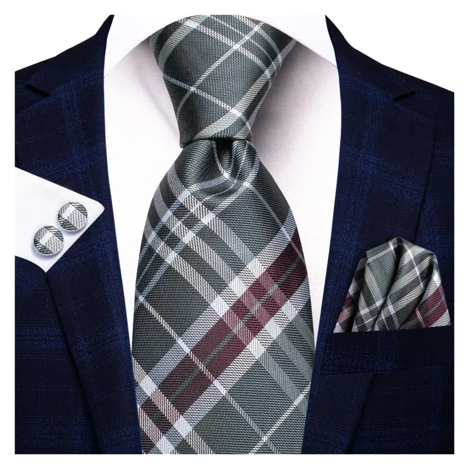 Cravatta da uomo in seta 8,5 cm, for, formale, matrimonio Per Sposa Matrimonio Festa Lavoro