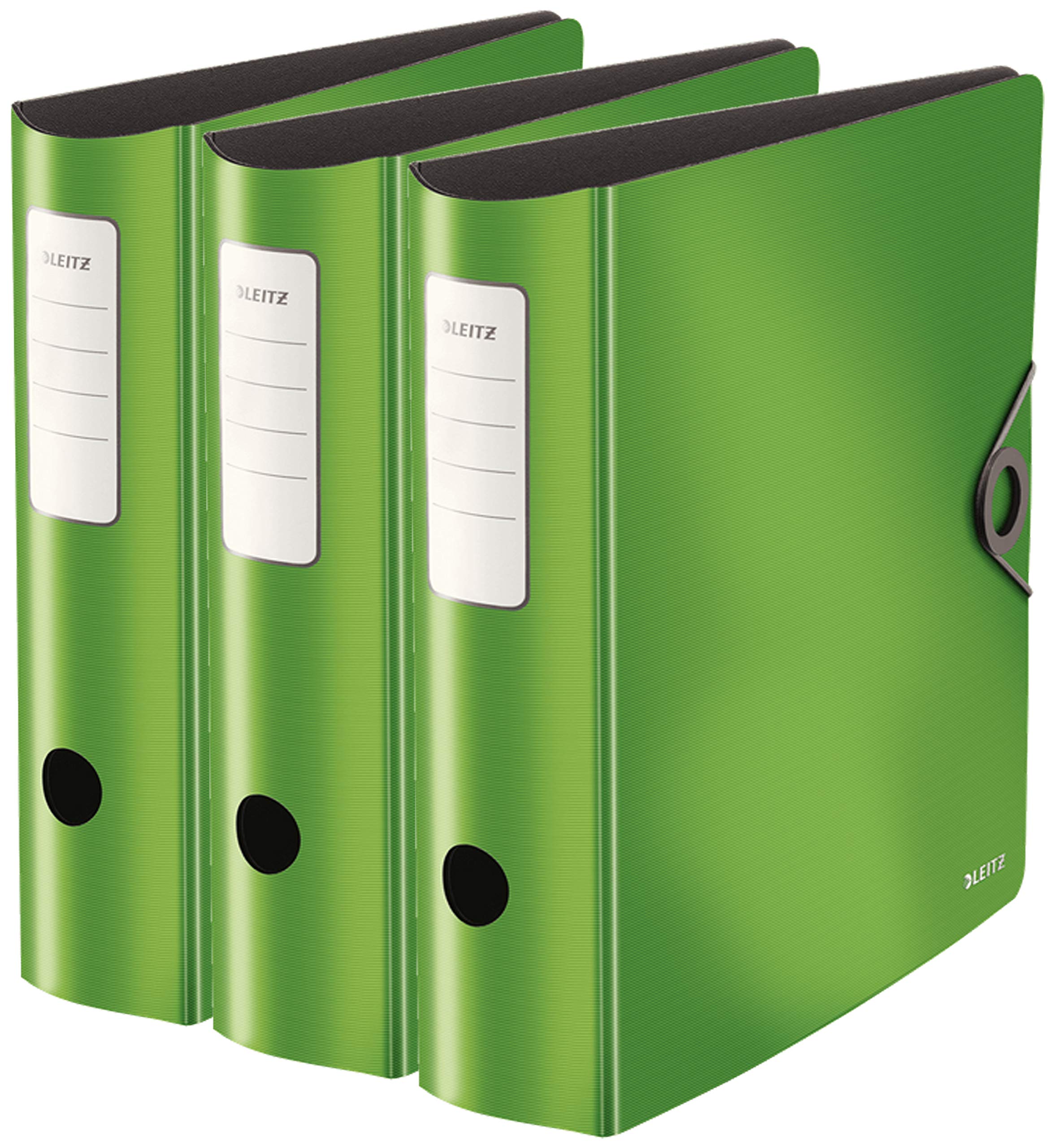 Leitz Raccoglitore di qualità ActiveSolid PP 8,2 cm (3 x verde chiaro)