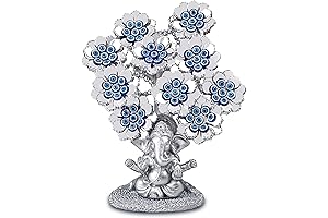 Evil Eye Protection Tree for Positive Energy Ganesha Figurine