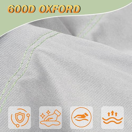 Miniatura 8 de Silla de camping doble reclinable, respaldo ajustable, sillas de playa para dos personas con reposapiés, sofá biplaza de camping plegable, soporta