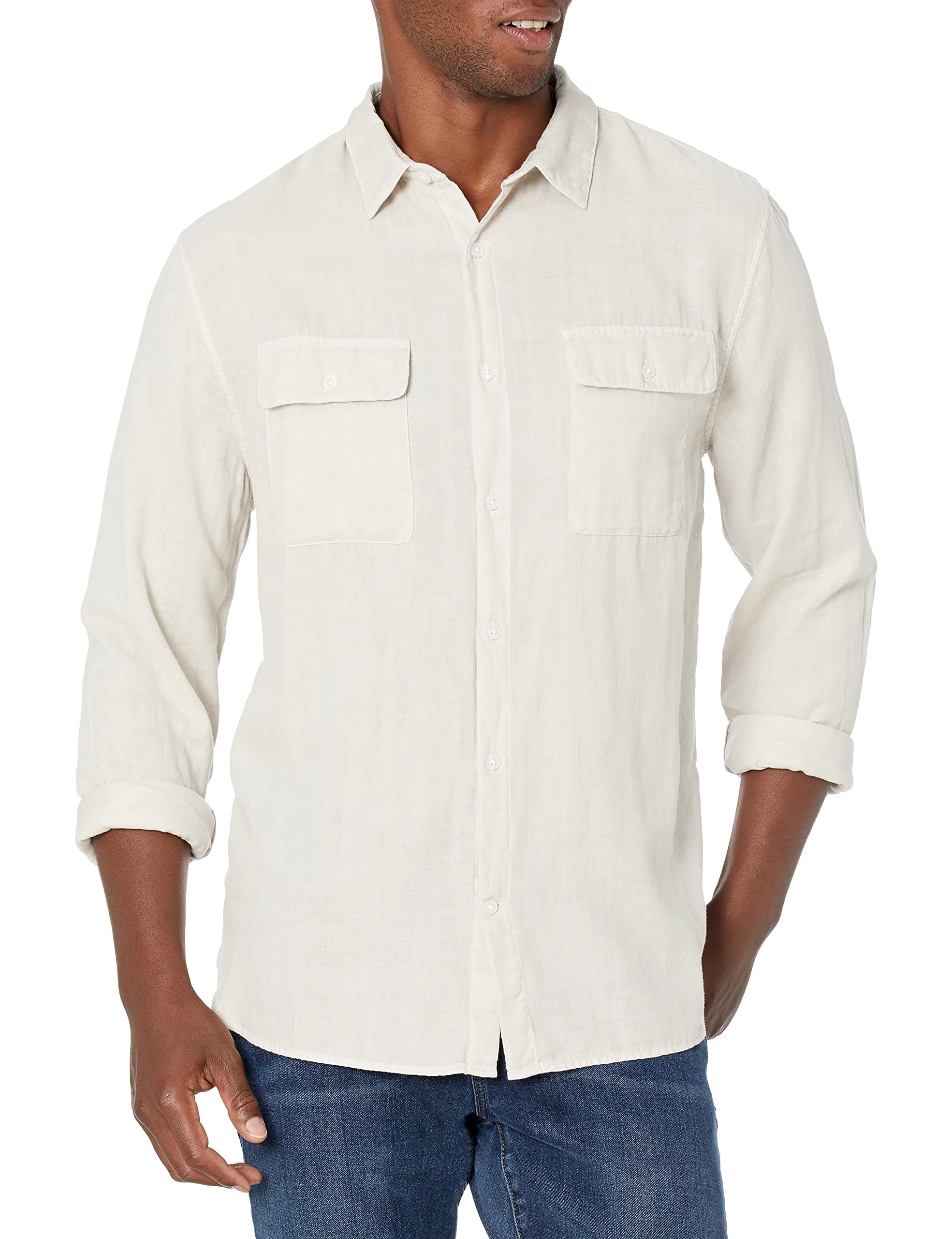 VinceMen's Double Face Garment Dye Long Sleeve