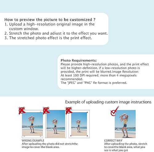 Miniatura 5 de Impresiones en lienzo personalizadas (lienzo enmarcado, 16 x 24 pulgadas), impresión de lienzo personalizada con tu foto, perfecto para decoración