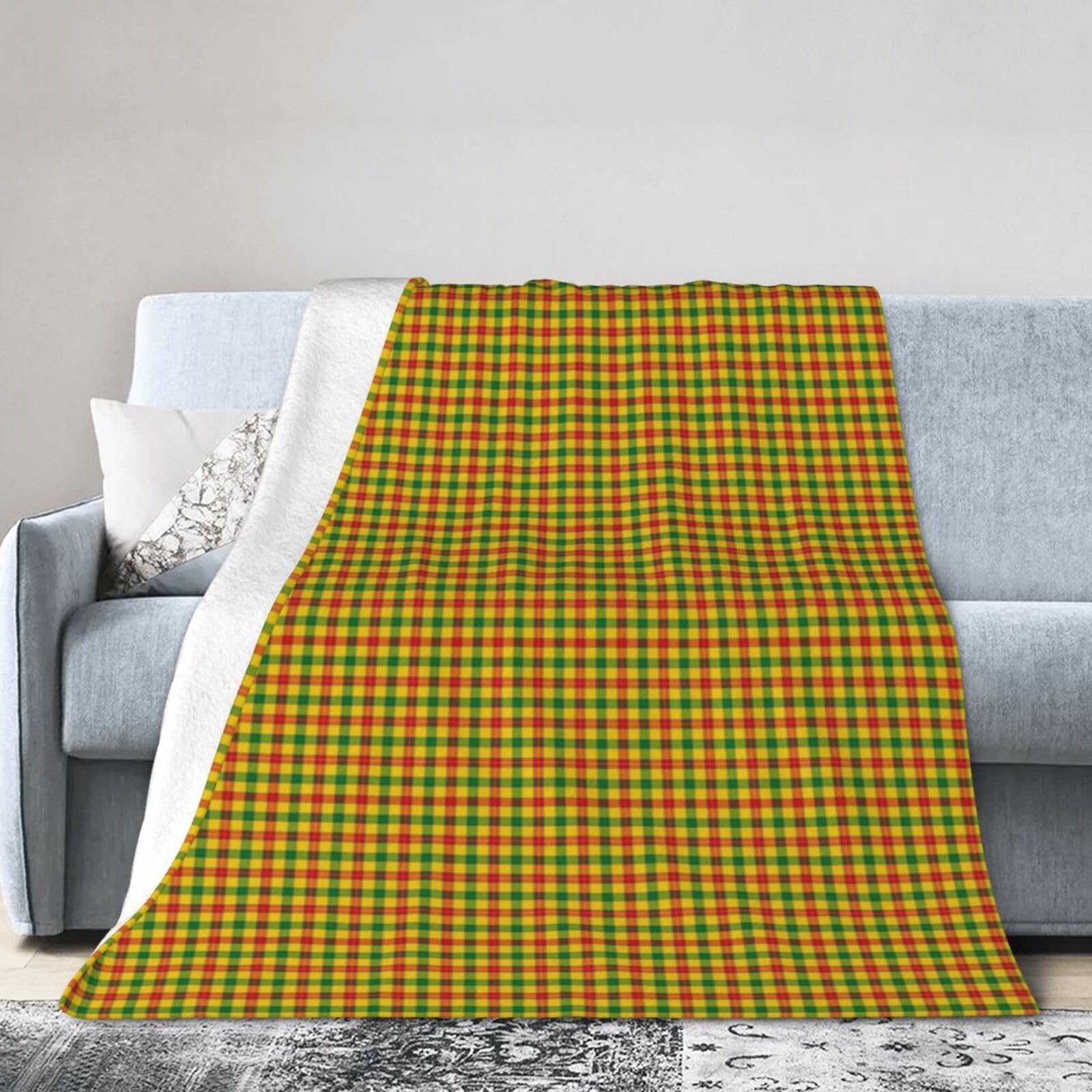 ERTDFXCV Clan Baxter Tartan Blanket 50"x40"