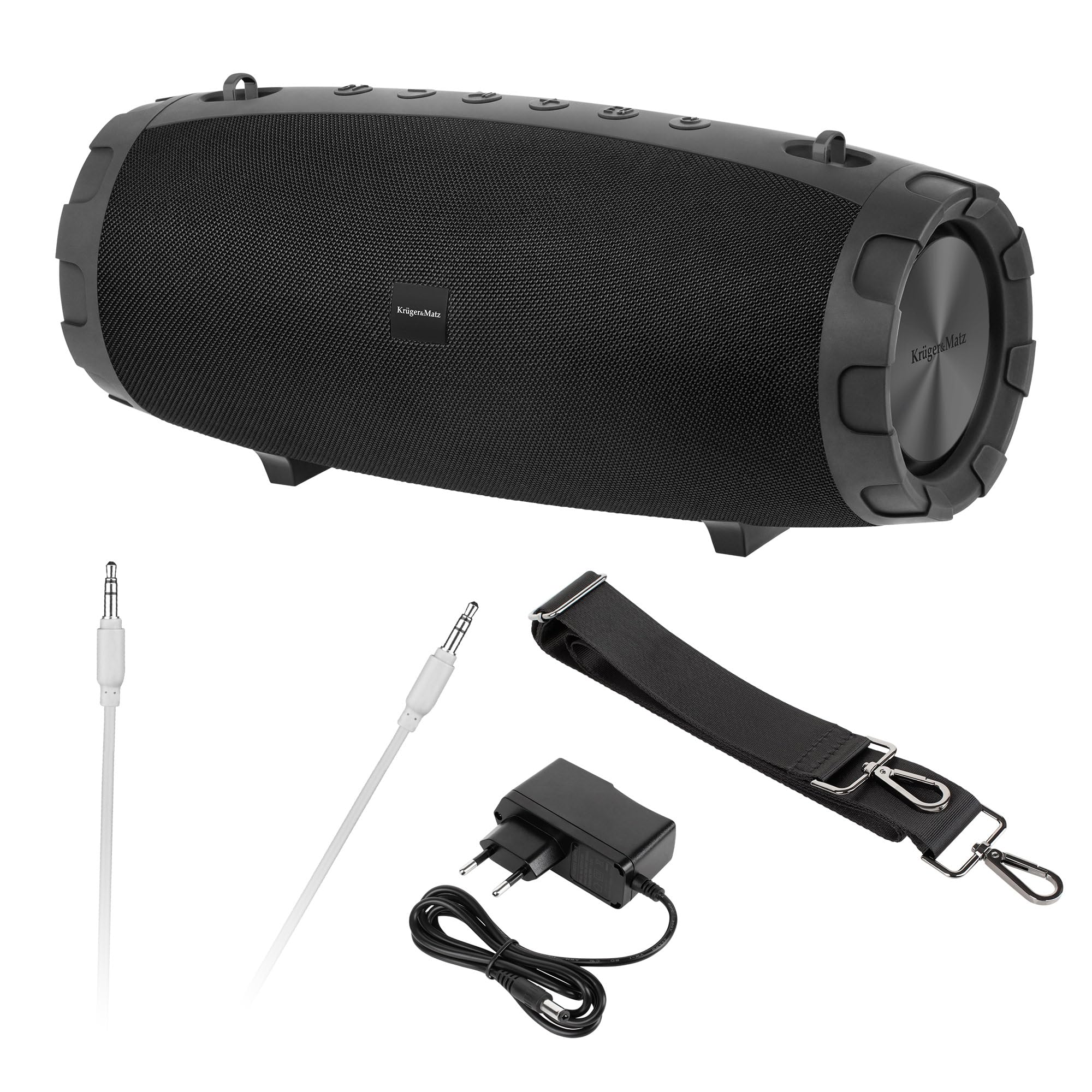 Krüger&Matz Przenośny Głośnik Bluetooth Explorer+ Funkcja TWS Equalizer Wbudowany Mikrofon Obsługa Połączeń USB AUX SD Ochrona IPX7 KM0553
