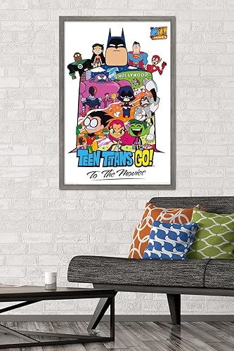 Miniatura 2 de Trends International DC Comics Movie Teen Titans Go! To The Movies - Póster de collage de pared, 34 pulgadas de largo x 22.4 pulgadas, versión