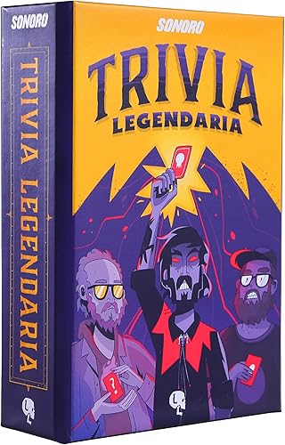 SONORO STUDIOS Juego de Mesa Leyendas Legendarias, Trivia legendaria, Juego Podcast Leyendas Legendarias