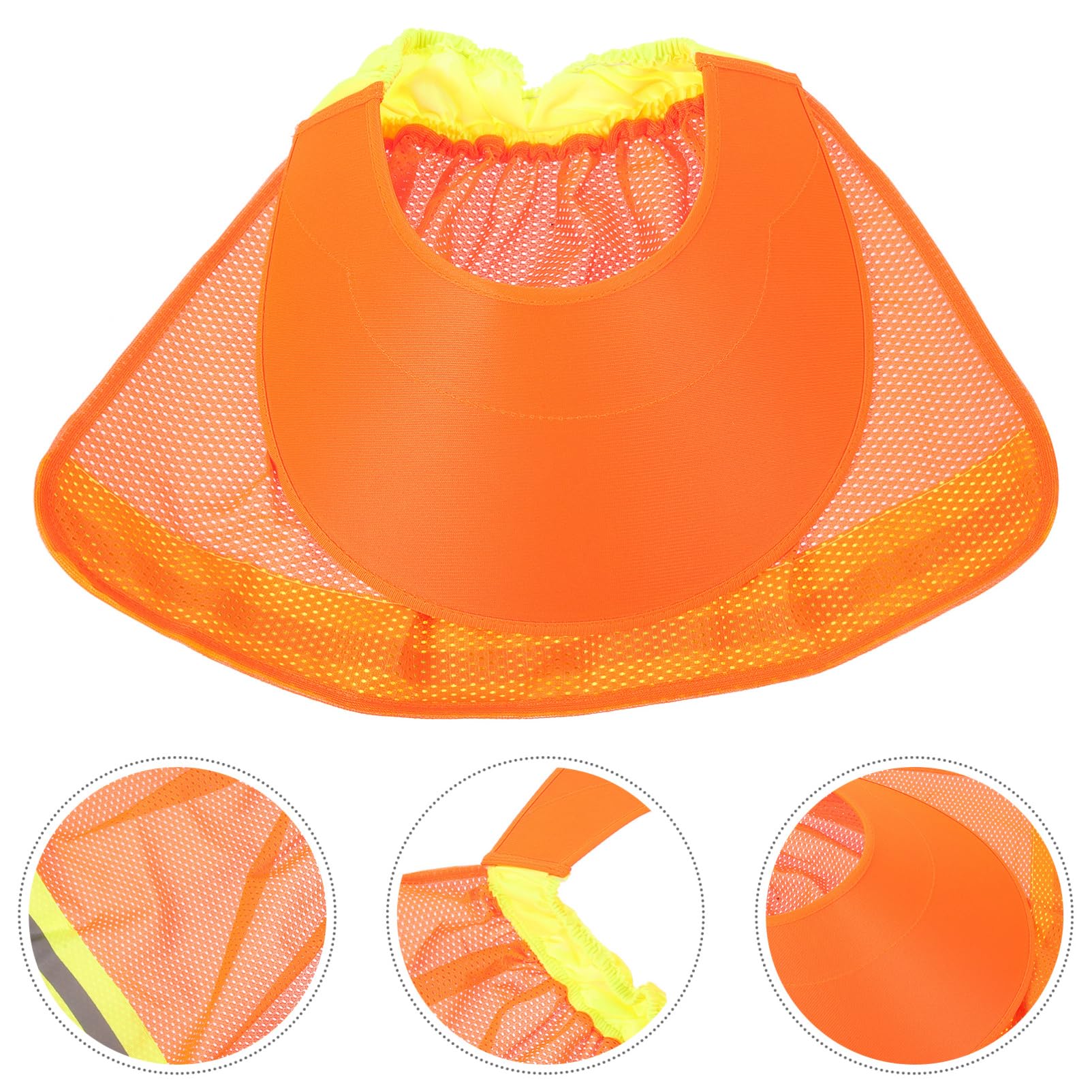 jojofuny Visera para Casco De Seguridad Visera para El Cuello con ala Completa Banda para La Sombra del ala del Casco De Seguridad Visera para Gorra Parasol para Sombrero Clip para