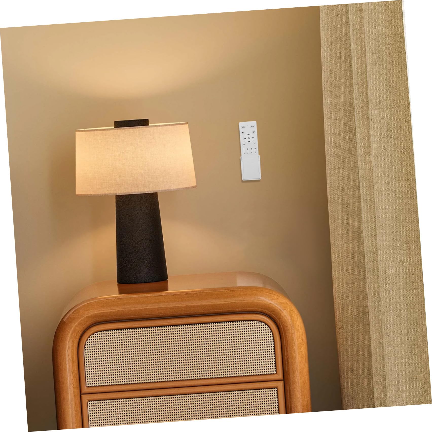 Alipis Telecomando Compatibile e Luce Bianco per Ventilatore da Soffitto in Plastico Controllo Wireless per e Illuminazione Eventi