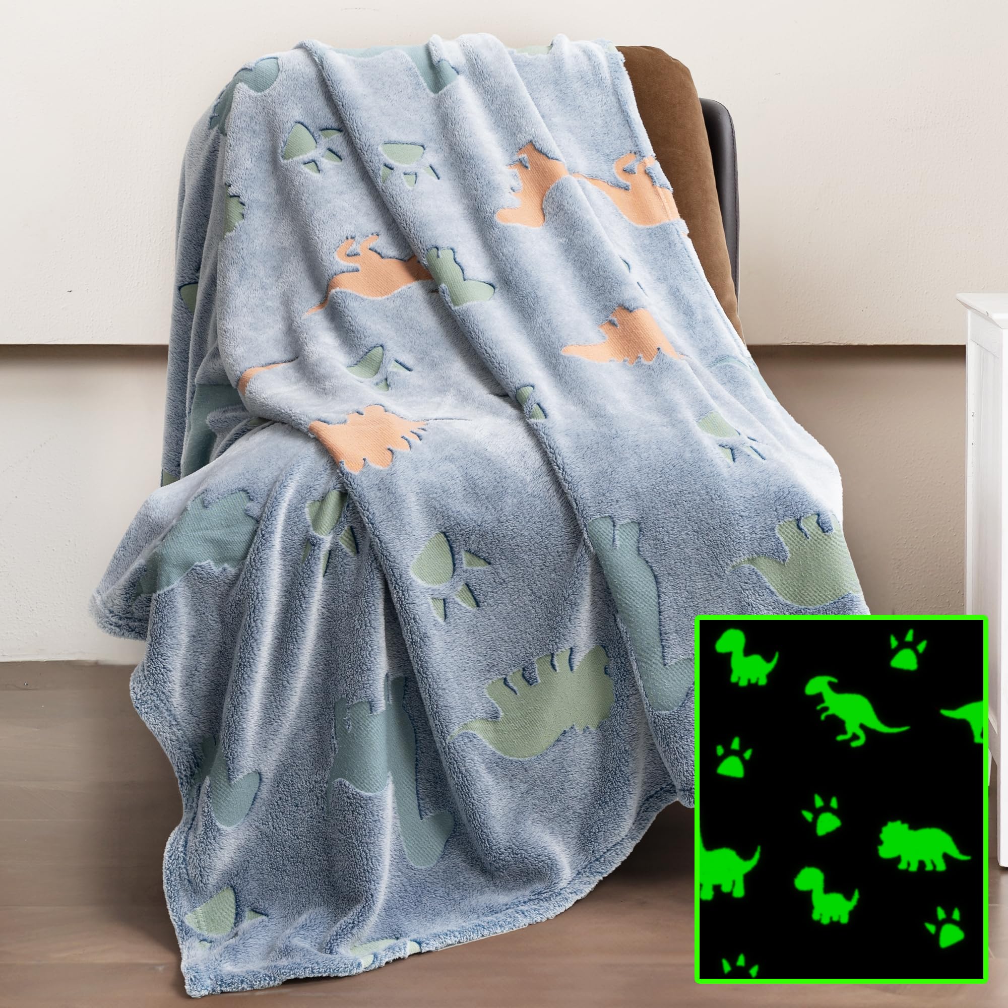 Plaid enfant phosphorescent pour des soirées cinéma en famille et nuits de rêve