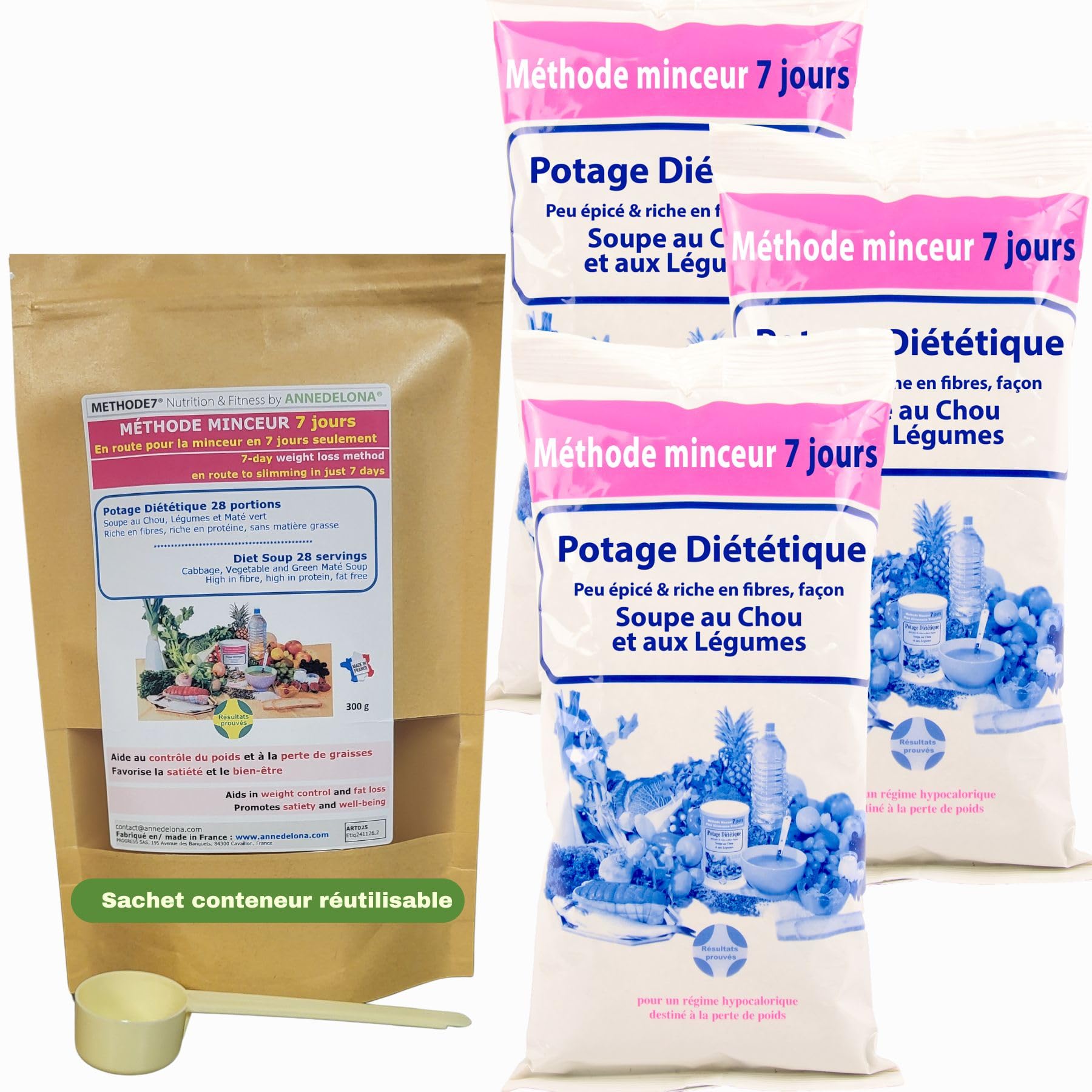 CURE METODO DIMAGRANTE 21 GIORNI NATURALE ED EFFICACE. Zuppa dietetica di cavolo e verdura ricca di fibre e vitamine (84 porzioni). Testato clinicamente.