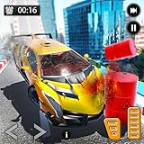 jogo de destruição de simulador de acidente de carro real - derby extremo dirigindo acrobacias de carro compilação jogo 3D multijogador