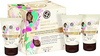 Yves Rocher - Travel Size Toiletries Gift Set - Relaxation Gift for Women & Men - Gift Set Wonderful Shea Body Care Collection with Shea Scrub - Shea Ultra-Rich Shower - Shea Butter Repair Body Lotion for Women & Men with Organic Fair-Trade Shea Butter (3x30ml) (Wonderful Shea Body Care Collection)