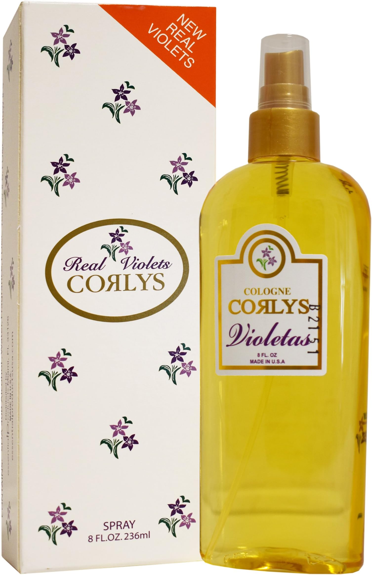 ELP ESSENTIAL Corlys Real Violets Spray Cologne 8 Oz
