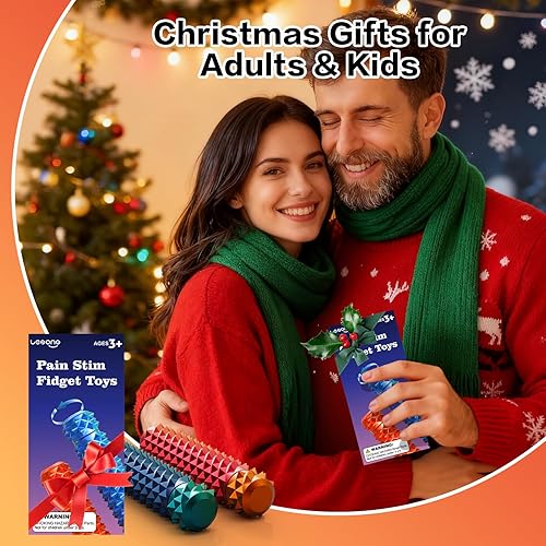 Miniatura 29 de Juguetes sensoriales para adultos para aliviar el dolor: juguete giratorio con pinchos para aliviar el dolor, alivio del estrés para TDAH, autismo