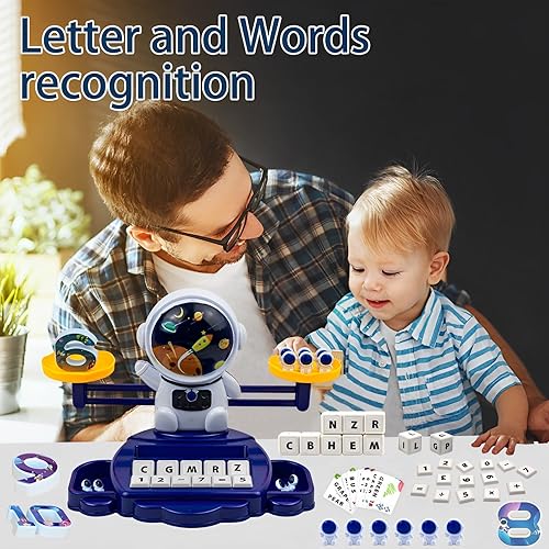 Miniatura 4 de Astronaut Balance Cool Math Game para niños, juguetes STEM para niños de 3, 4, 5, 6 años, fórmula de palabras, cálculo, preescolar, educativo,