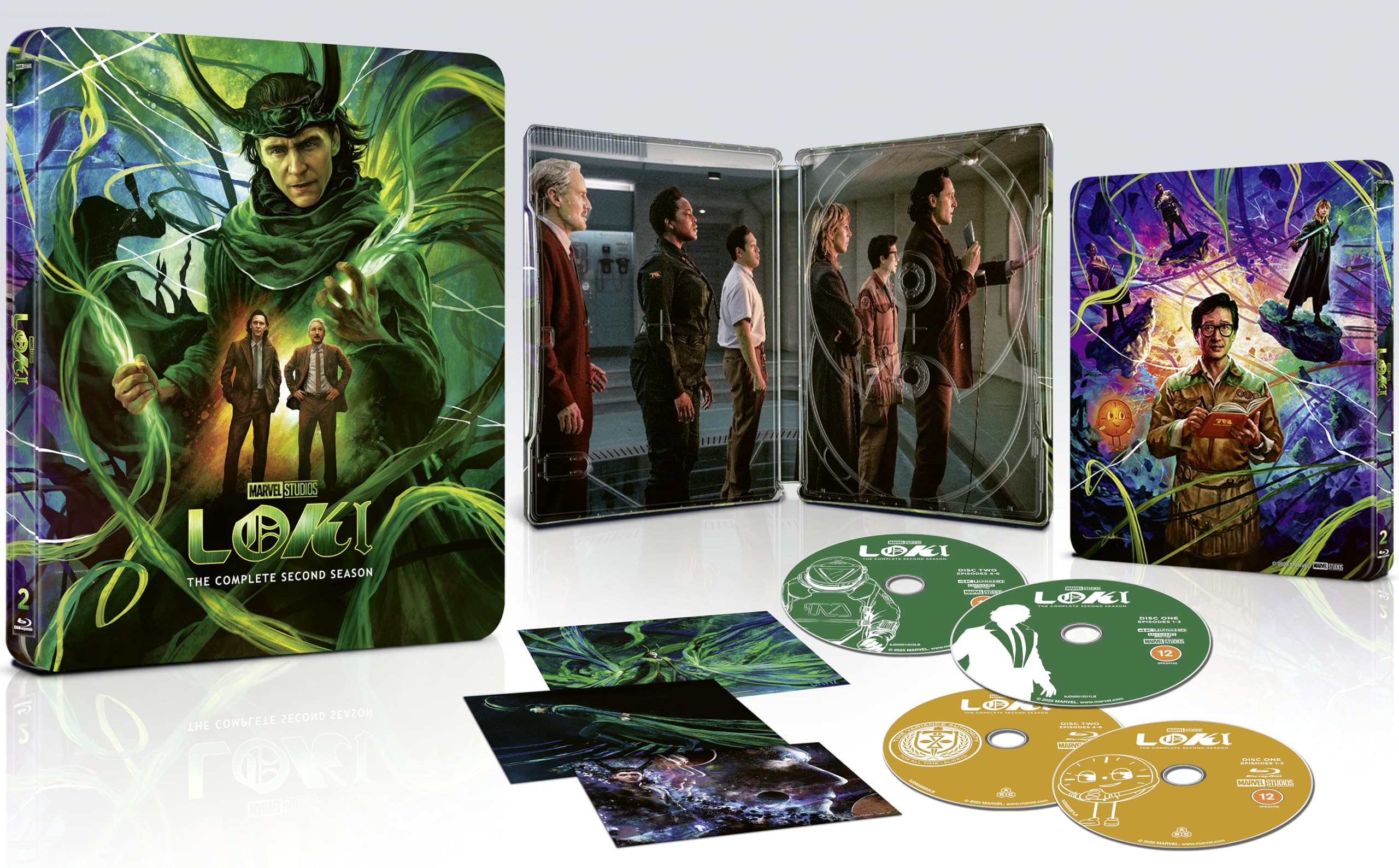 Marvel Studios Loki Season 2 4K UHD Steelbook (Disney+ Original) (includes artcards) [Region Free]