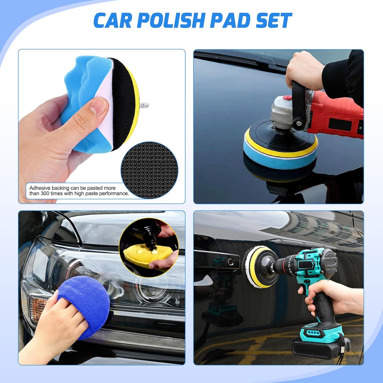 Nilight 27PCS Car Detailing Kit Auto Cleaning Tools Wash Set with Storage Carry Bag Home Use for Interior Exterior Deep Clean Polish Car Care Windshield Dashboard Seat Air Vents Wheels Tires, Blue
