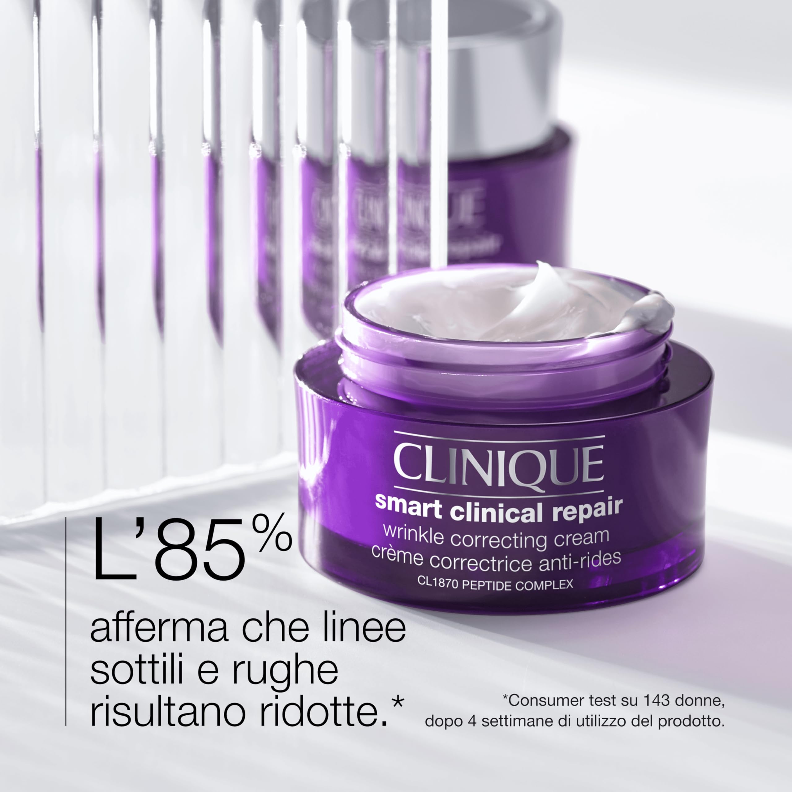 Clinique Smart Clinical Repair Wrinkle Correcting Rich | Crema Viso Idratante anti-Età, 50 ml