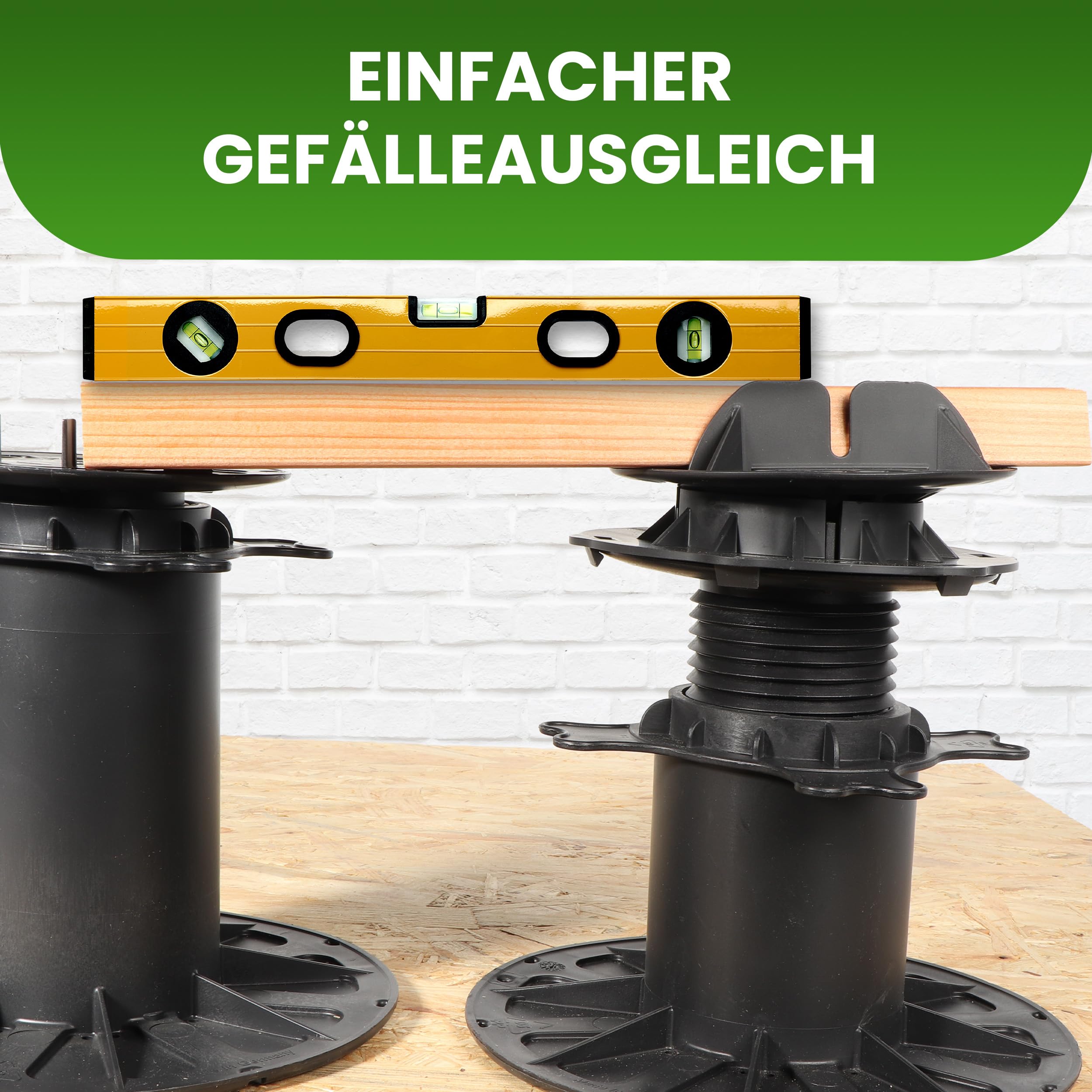 Gartenwelt Riegelsberger Supporto Premium 49-57 mm – 52 Pezzi