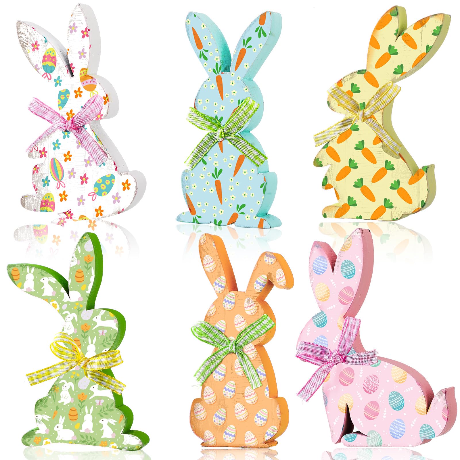 Lapin de Pâques en bois pour sublimer votre centre de table printanier