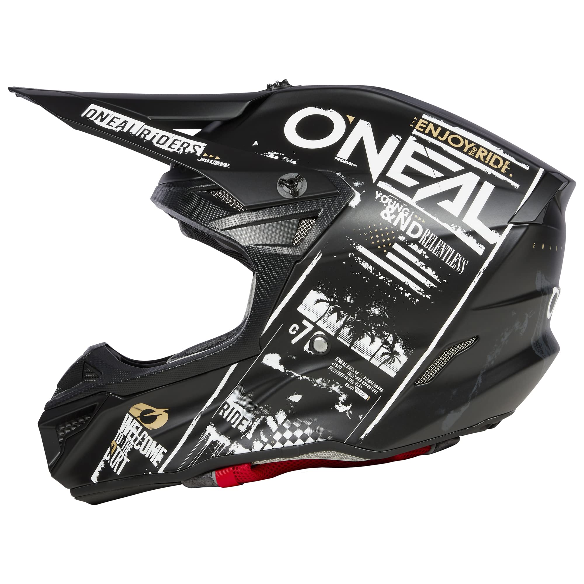 Oneal 5Series Polyacrylite Attack Kask motocrossowy