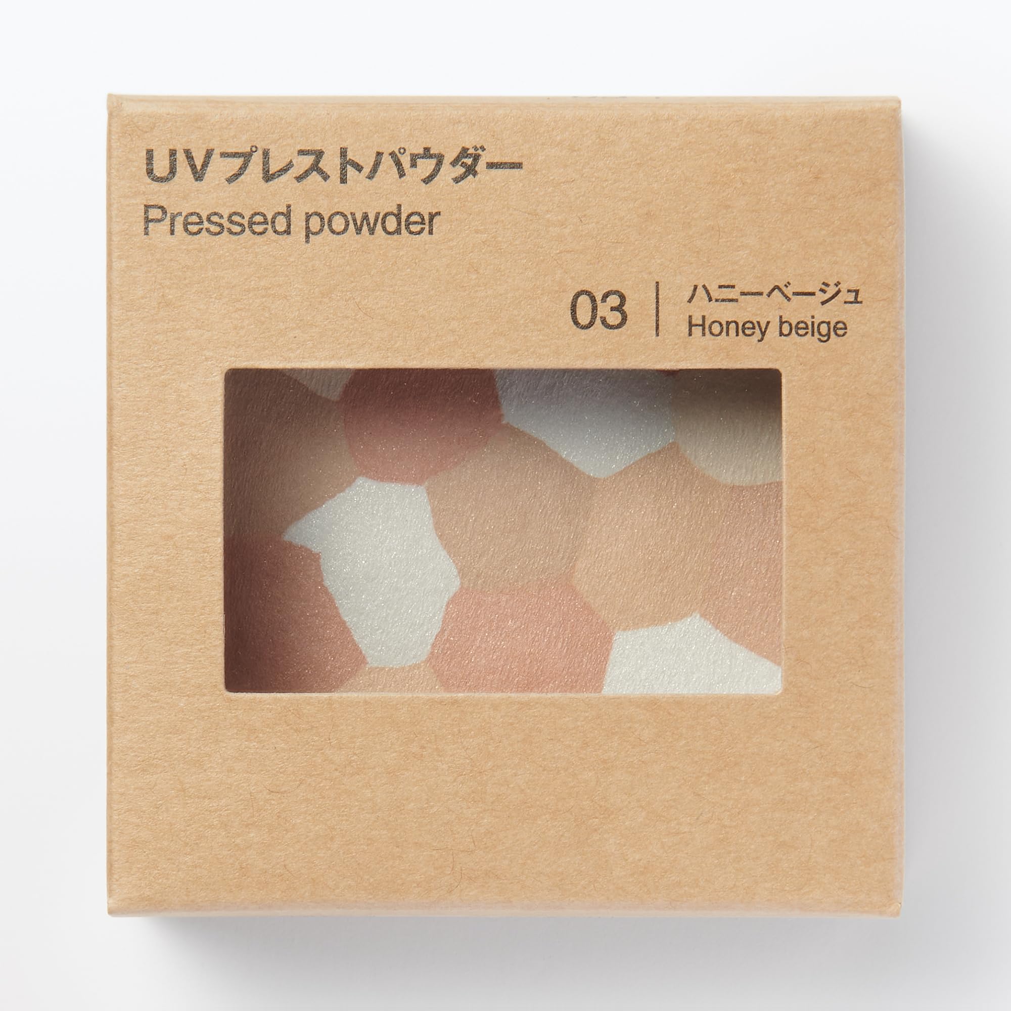 Amazon | 無印良品 UVプレストパウダー ハニーベージュ SPF33 PA+++