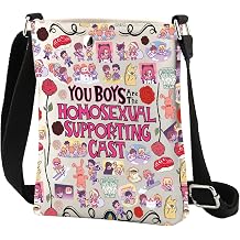 CMNIM School Animes Crossbody Purse Anime Lover Gifts for Women Fans Japanese Animes Messenger Bag Anime TV Show Merchandise