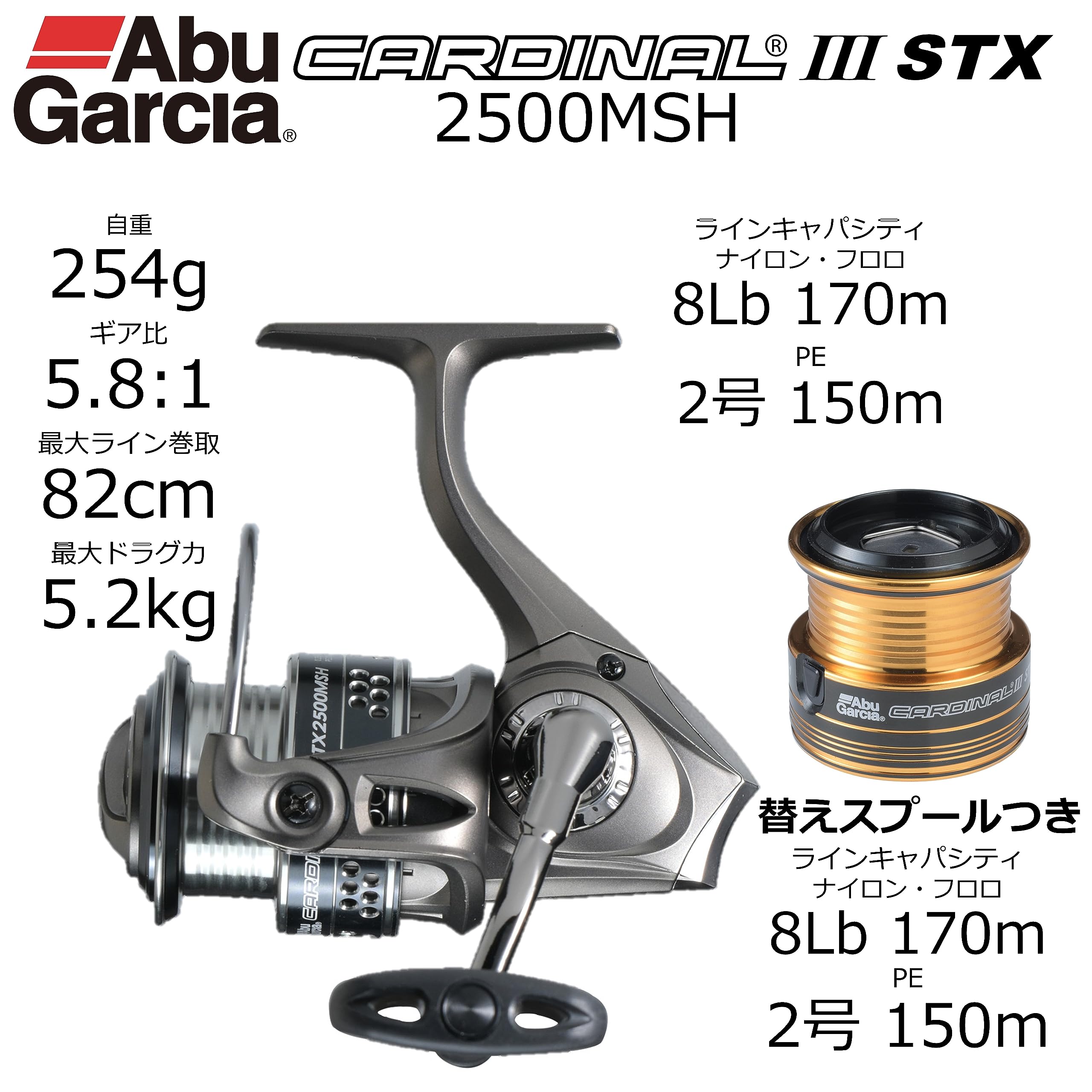 Abu Garcia Cardinal 3 STX 2500MSH : Amazon.ca: Sports & Outdoors