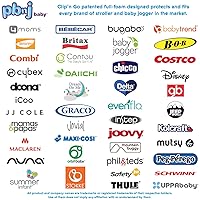 Vista 9 de Stroller Hooks for Hanging Diaper Bags - Mommy Stroller Clip and Stroller Accessories Organizer Hook - Large Carabiner Clips for Mom Purse Shopping