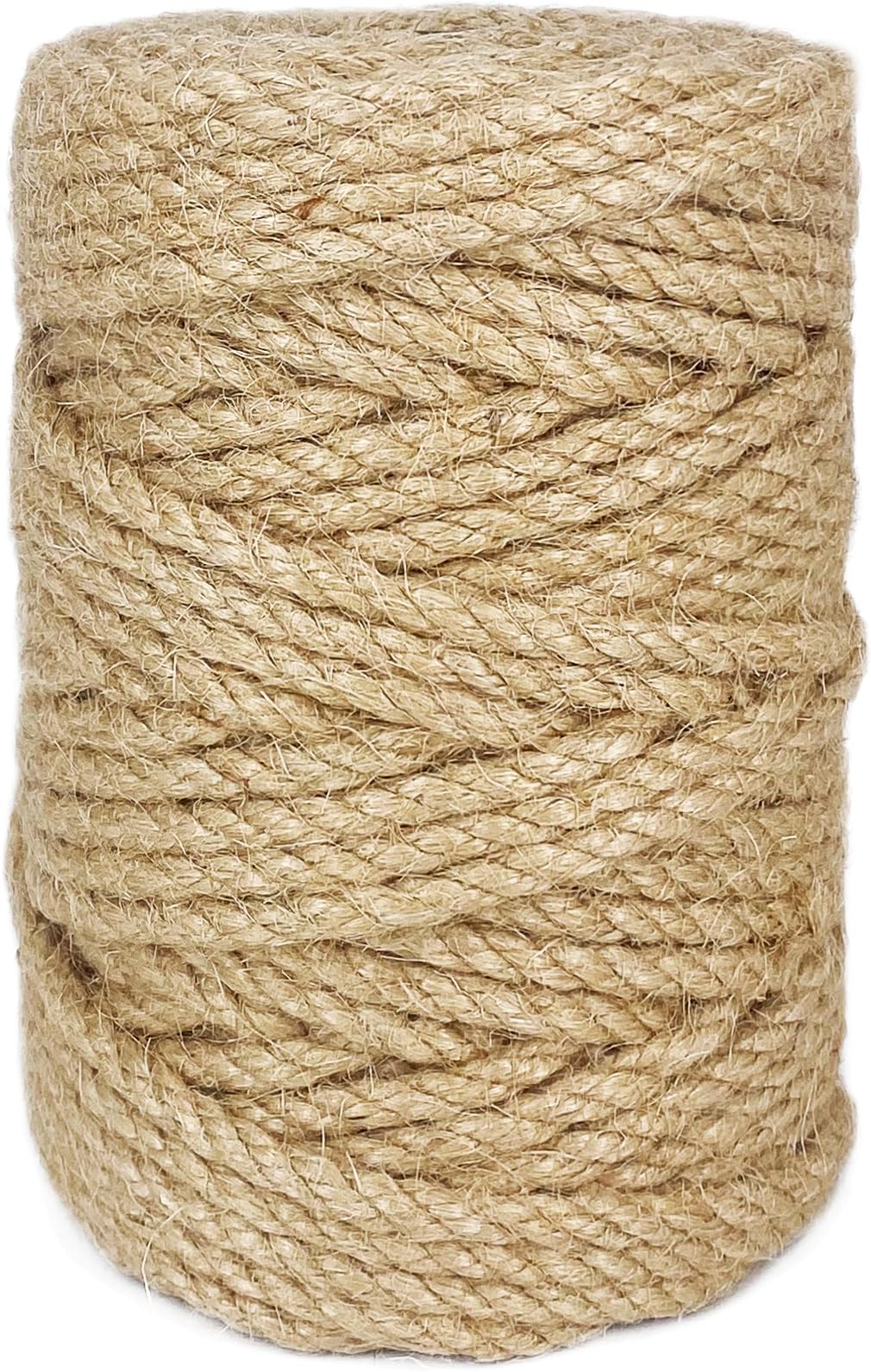 Amazon.com: Tenn Well 5mm Jute Rope, 100 Feet 4Ply Twisted Heavy Duty ...