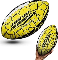 Vista 15 de Wave Runner Grip It - Balón de Fútbol Americano Impermeable de Tamaño Junior, Tamaño 9.25, Duradero y Doble Cordón, Perfecto para Accesorios