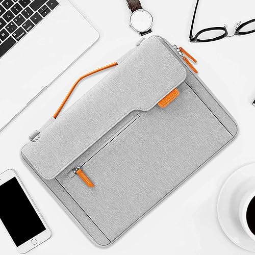 Miniatura 7 de MOSISO 360 - Bolsa de hombro protectora para laptop, bolsa de computadora de 15-15.6 pulgadas compatible con MacBook Pro 16, HP, Dell, Lenovo, Asus,
